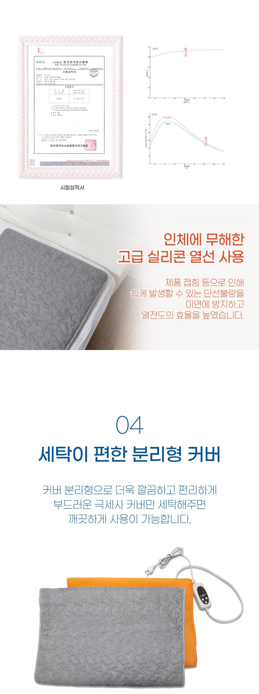 피플스 1인용 탄소매트 PB-55160L 마루 전기장판 전기찜질기 쇼파 온열 캠핑용 매트